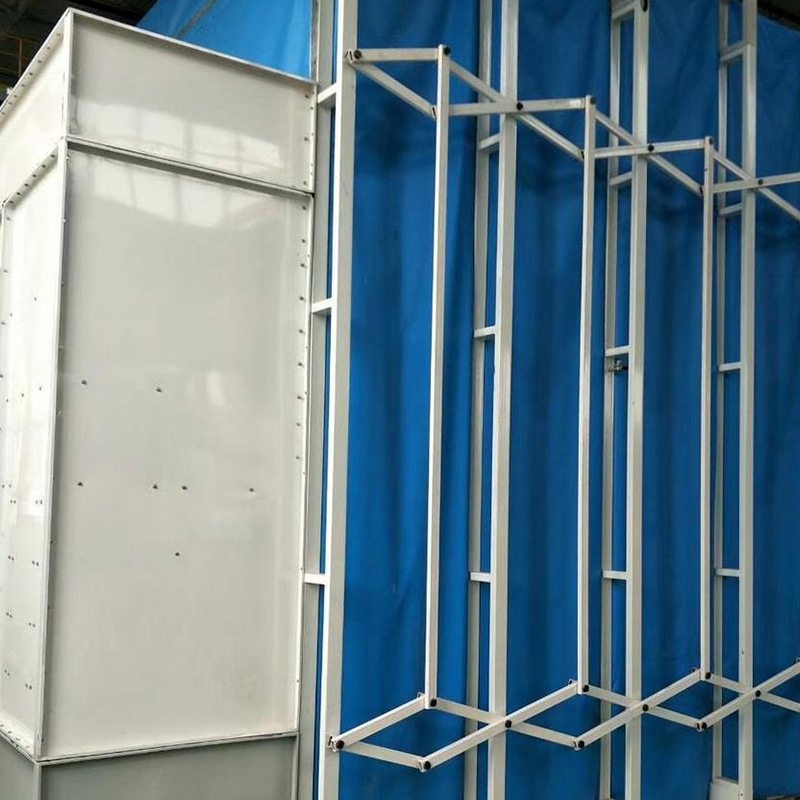 প্রত্যাহারযোগ্য মোবাইল স্প্রে এবং স্যান্ডিং বুথ